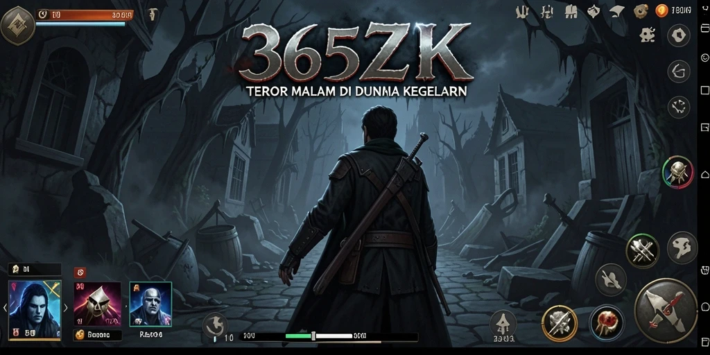 Tampilan gameplay menyeramkan di dunia kegelapan 365ZK.